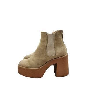Cool Planet Women's Lily Vegan Suede Chunky Platform Bootie - 6.5